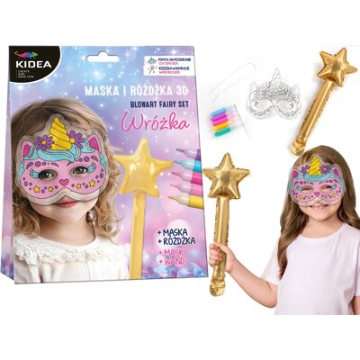 OEM Kit Fai Da Te Per Maschera E Bacchetta Da Fata Kidea Creative, Per Travestimenti E Costumi. OEM Kit Fai Da Te Per Maschera E Bacchetta Da Fata Kidea Creative, Per Travestimenti E Costumi.