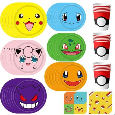 OEM Decorazione Compleanno Pokémon, Kit Di Decorazioni Compleanno A Tema Pokémon, Decorazione Feste Di Compleanno Con Piatti Pokémon OEM Decorazione Compleanno Pokémon, Kit Di Decorazioni Compleanno A Tema Pokémon, Decorazione Feste Di Compleanno Con Piatti Pokémon