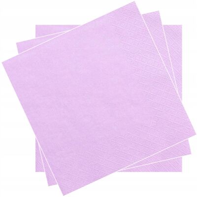 OEM Tovaglioli A 3 Veli, 20 Pezzi, Colore Lavanda OEM Tovaglioli A 3 Veli, 20 Pezzi, Colore Lavanda