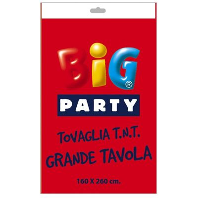 BIG PARTY Tovaglia Tnt 160 X 260 Cm Rossa BIG PARTY Tovaglia Tnt 160 X 260 Cm Rossa