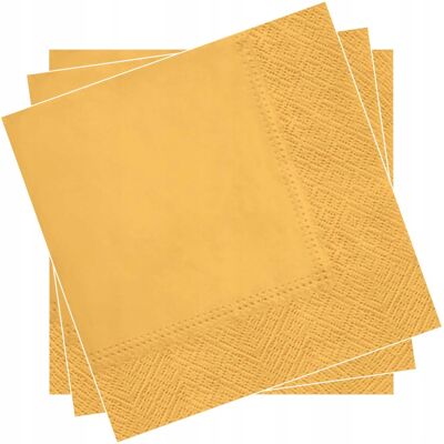 OEM Tovaglioli A 3 Veli, 20 Pezzi, Gialli (giallo Girasole) OEM Tovaglioli A 3 Veli, 20 Pezzi, Gialli (giallo Girasole)
