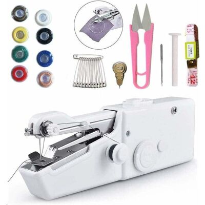ENLENK Mini Macchina Da Cucire Elettrica Portatile Con Accessori Da Cucito Per Tessuti… ENLENK Mini Macchina Da Cucire Elettrica Portatile Con Accessori Da Cucito Per Tessuti…