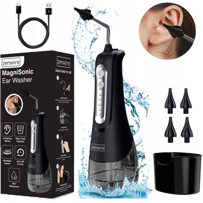 OEM Irrigatore Auricolare Senza Fili Per La Pulizia E Il Risciacquo Del Cerume. OEM Irrigatore Auricolare Senza Fili Per La Pulizia E Il Risciacquo Del Cerume.
