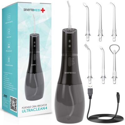 OEM Idropulsore Dentale Per Denti E Cavità Orale, Senza Fili, Ultraclean, 4 + 6 Punte OEM Idropulsore Dentale Per Denti E Cavità Orale, Senza Fili, Ultraclean, 4 + 6 Punte