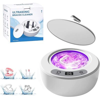 OEM Dispositivo Di Pulizia A Ultrasuoni Per Gioielli In Argento Con Luce Uv E Timer Portatile Per Allineare Protesi Dentarie, Rivestimenti Dentali, Paradenti E Bite Notturni. OEM Dispositivo Di Pulizia A Ultrasuoni Per Gioielli In Argento Con Luce Uv E Timer Portatile Per Allineare Protesi Dentarie, Rivestimenti Dentali, Paradenti E Bite Notturni.