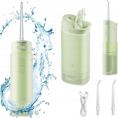OEM Idropulsore Dentale Senza Fili Dream T01 Verde, 4 Modalità OEM Idropulsore Dentale Senza Fili Dream T01 Verde, 4 Modalità