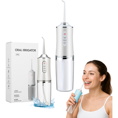 OEM Idropulsore Dentale Senza Fili Per La Cavità Orale, Set Di 5 Punte OEM Idropulsore Dentale Senza Fili Per La Cavità Orale, Set Di 5 Punte