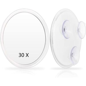 OEM Specchio Ingranditore Bianco Con Ventose - Specchio Per Il Trucco Con Ventose - Ingrandimento 30x - Ø15 Cm - Per Uso Domestico E In Salone Di Bellezza OEM Specchio Ingranditore Bianco Con Ventose - Specchio Per Il Trucco Con Ventose - Ingrandimento 30x - Ø15 Cm - Per Uso Domestico E In Salone Di Bellezza