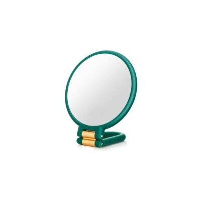 OEM Specchietto Tascabile A Doppia Faccia, Ingrandimento 1x/15x, Con Manico Pieghevole, Specchietto Da Viaggio Portatile Per Il Trucco (verde Militare) - Crezuo OEM Specchietto Tascabile A Doppia Faccia, Ingrandimento 1x/15x, Con Manico Pieghevole, Specchietto Da Viaggio Portatile Per Il Trucco (verde Militare) - Crezuo