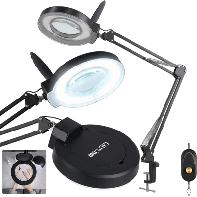 OEM Lampada D'Ingrandimento Cosmetica A Led Da 24w Per Ciglia, Da Scrivania, Nera, 83 Cm OEM Lampada D'Ingrandimento Cosmetica A Led Da 24w Per Ciglia, Da Scrivania, Nera, 83 Cm