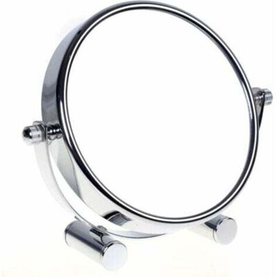 OEM Specchio Per Il Trucco/specchio Cosmetico, Girevole A 360° - Doppia Faccia: Ingrandimento Normale E 10x. Specchio Da Terra, Specchio Da Barba, Specchio Da Bagno, Finitura Cromata. OEM Specchio Per Il Trucco/specchio Cosmetico, Girevole A 360° - Doppia Faccia: Ingrandimento Normale E 10x. Specchio Da Terra, Specchio Da Barba, Specchio Da Bagno, Finitura Cromata.