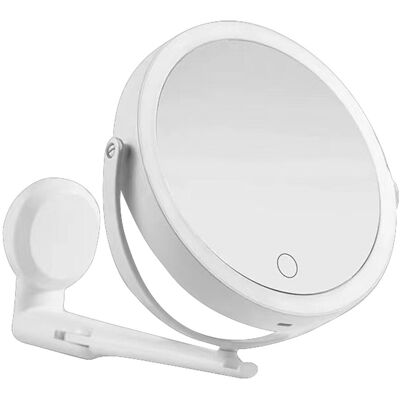 OEM Specchio Illuminato Con Ingrandimento, Specchio Per Il Trucco Con Ingrandimento, Specchio Da Trucco Bifacciale Con Luminosità Regolabile, 3 Colori, Specchio Da Bagno A Led Da Parete OEM Specchio Illuminato Con Ingrandimento, Specchio Per Il Trucco Con Ingrandimento, Specchio Da Trucco Bifacciale Con Luminosità Regolabile, 3 Colori, Specchio Da Bagno A Led Da Parete