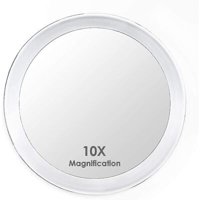OEM Lente D'Ingrandimento 10x Con 3 Ventose, Specchio Per Il Trucco Con Ingrandimento 10x OEM Lente D'Ingrandimento 10x Con 3 Ventose, Specchio Per Il Trucco Con Ingrandimento 10x