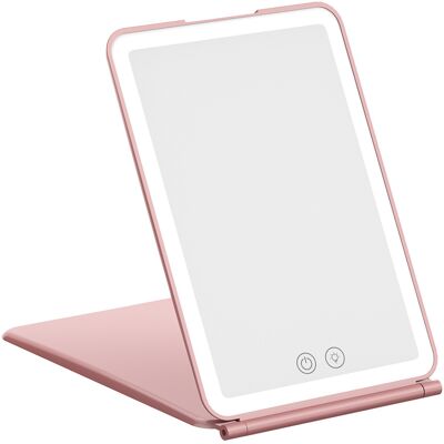 OEM Specchio Per Il Trucco, Specchio A Led Illuminato 1x / 10x Con Touch Screen, Specchio Per Trucco Da Viaggio Touch Screen Specchio Da Tavolo (rosa), 19,2 13 1,7 Cm OEM Specchio Per Il Trucco, Specchio A Led Illuminato 1x / 10x Con Touch Screen, Specchio Per Trucco Da Viaggio Touch Screen Specchio Da Tavolo (rosa), 19,2 13 1,7 Cm
