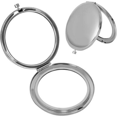 OEM Specchietto Da Trucco Rotondo Pieghevole, Specchietto Tascabile Portatile, 7 Cm, Adatto Da Mettere In Borsa, Ideale Per Il Trucco In Viaggio (argento) OEM Specchietto Da Trucco Rotondo Pieghevole, Specchietto Tascabile Portatile, 7 Cm, Adatto Da Mettere In Borsa, Ideale Per Il Trucco In Viaggio (argento)
