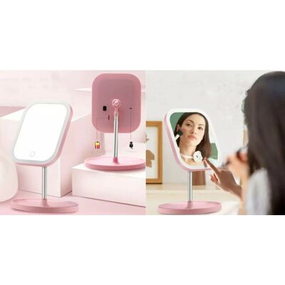 SHOPPING IN RETE Specchio Con Luci Per Trucco A Led Illuminato Da Tavolo Specchietto Usb Make Up SHOPPING IN RETE Specchio Con Luci Per Trucco A Led Illuminato Da Tavolo Specchietto Usb Make Up