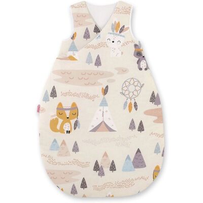 OEM Sacco A Pelo In Cotone Per Bambini, Taglia M 3-12 Mesi, Tog 2.5, Isolante Termico Per Tutte Le Stagioni - Little Indians OEM Sacco A Pelo In Cotone Per Bambini, Taglia M 3-12 Mesi, Tog 2.5, Isolante Termico Per Tutte Le Stagioni - Little Indians
