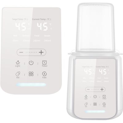 OEM Scaldabiberon 8 In 1 – Scaldabiberon Multifunzionale Con Luce Notturna E Timer, Ideale Per I Viaggi, Preserva I Nutrienti Del Latte Materno, Compatibile Con Tutti I Biberon OEM Scaldabiberon 8 In 1 – Scaldabiberon Multifunzionale Con Luce Notturna E Timer, Ideale Per I Viaggi, Preserva I Nutrienti Del Latte Materno, Compatibile Con Tutti I Biberon