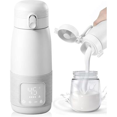 OEM Scaldabiberon Portatile, Scaldabiberon Da 500 Ml, Controllo Preciso Della Temperatura Da 37 A 55 Gradi, Regolabile Per L'Allattamento Notturno In Viaggio, Bianco OEM Scaldabiberon Portatile, Scaldabiberon Da 500 Ml, Controllo Preciso Della Temperatura Da 37 A 55 Gradi, Regolabile Per L'Allattamento Notturno In Viaggio, Bianco