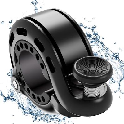 OEM Campanello Per Bicicletta, 110 Db, In Lega Di Alluminio. Compatibile Con Manubri Di Diametro Compreso Tra 22,2 E 31,8 Mm. Adatto A Mountain Bike, E-bike E Bici Da Corsa. Colore Nero. OEM Campanello Per Bicicletta, 110 Db, In Lega Di Alluminio. Compatibile Con Manubri Di Diametro Compreso Tra 22,2 E 31,8 Mm. Adatto A Mountain Bike, E-bike E Bici Da Corsa. Colore Nero.