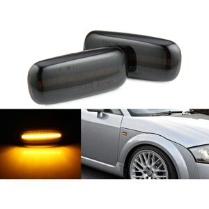 CARALL Kit Freccia Laterale A Led Side Marker Lente Nero Fume Luce Arancione Per Audi Tt A2 8l A3 S3 B5 A4 S4 Rs4 A6 S6 C5 CARALL Kit Freccia Laterale A Led Side Marker Lente Nero Fume Luce Arancione Per Audi Tt A2 8l A3 S3 B5 A4 S4 Rs4 A6 S6 C5