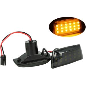 CARALL Kit Freccia Laterale A Led Side Marker Lente Nero Fume Luce Arancione Per Opel Adam Astra H J D Insignia Meriva B Zafira CARALL Kit Freccia Laterale A Led Side Marker Lente Nero Fume Luce Arancione Per Opel Adam Astra H J D Insignia Meriva B Zafira