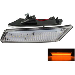 CARALL Kit Freccia Laterale A Led Side Marker Lente Trasparente Luce Arancione Per Porsche 911 997 987 Carrera Boxster Cayman Oem 98763103802 CARALL Kit Freccia Laterale A Led Side Marker Lente Trasparente Luce Arancione Per Porsche 911 997 987 Carrera Boxster Cayman Oem 98763103802