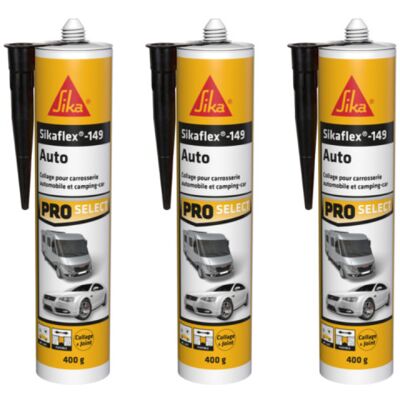 Sika 149 Riempitivo Auto Adesivo - Nero - 400g - Sigillante per Carrozzeria Sika 149 Riempitivo Auto Adesivo - Nero - 400g - Sigillante per Carrozzeria