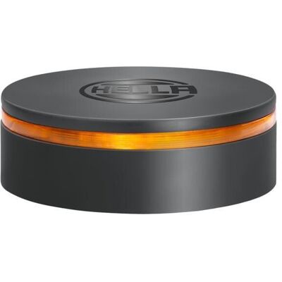 Luce di avvertimento Hella 2RL 455 256-021 - Ambra, 12/24V, Magnetica Luce di avvertimento Hella 2RL 455 256-021 - Ambra, 12/24V, Magnetica