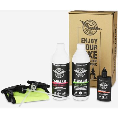 OEM Winx Enjoy Your Bike Kit Per Bicicletta Detergente/sgrassante Per Guida + Schiuma Attiva Per Bicicletta + Lubrificante Per Catena OEM Winx Enjoy Your Bike Kit Per Bicicletta Detergente/sgrassante Per Guida + Schiuma Attiva Per Bicicletta + Lubrificante Per Catena