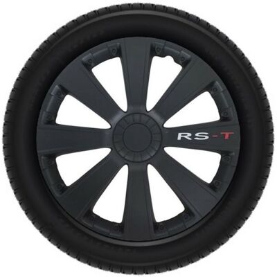 AUTOSTYLE Set Copricerchi - 15 Pollici - Rs-t Nero AUTOSTYLE Set Copricerchi - 15 Pollici - Rs-t Nero