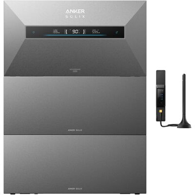 Anker Kit Solix Solarbank Max Ac Con 2 Batterie Di Espansione Bp7000 Anker Kit Solix Solarbank Max Ac Con 2 Batterie Di Espansione Bp7000