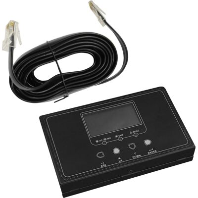 ALCAPOWER Controllo Remoto Lcd Per Inverter Solari 800051 E 800052 Con Cavo Di Connessione Da 10 Metri E Monitoraggio Via App Integrato ALCAPOWER Controllo Remoto Lcd Per Inverter Solari 800051 E 800052 Con Cavo Di Connessione Da 10 Metri E Monitoraggio Via App Integrato