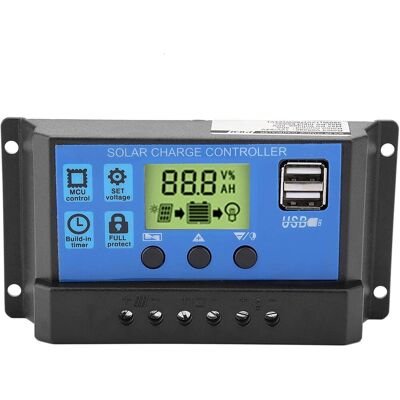 OEM Regolatore Di Carica Doppio Pannello Solare Pwm 30a 12v 24v Con Doppia Porta Usb 5v, Regolatore Di Carica Solare Intelligente 10/20/30a Con Display Lcd (yjss-30a) OEM Regolatore Di Carica Doppio Pannello Solare Pwm 30a 12v 24v Con Doppia Porta Usb 5v, Regolatore Di Carica Solare Intelligente 10/20/30a Con Display Lcd (yjss-30a)