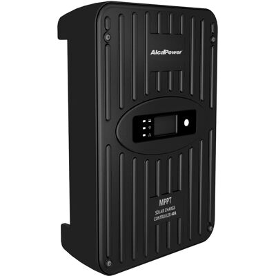 ALCAPOWER Regolatore Di Carica Mppt 40a 12v-24v Con Display Lcd, Potenza Massima Pannelli Solari Fino A 1120w, Tensione 100v, Protezione Ip42 ALCAPOWER Regolatore Di Carica Mppt 40a 12v-24v Con Display Lcd, Potenza Massima Pannelli Solari Fino A 1120w, Tensione 100v, Protezione Ip42
