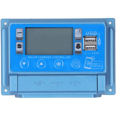 OEM Regolatore Di Carica Mppt Per Pannelli Solari, 12v, 24v, 36v, 48v, 60v, Auto-adattivo, Doppia Porta Usb, Regolatore Per Pannelli Fotovoltaici, Con Bluetooth 60a -crezuo OEM Regolatore Di Carica Mppt Per Pannelli Solari, 12v, 24v, 36v, 48v, 60v, Auto-adattivo, Doppia Porta Usb, Regolatore Per Pannelli Fotovoltaici, Con Bluetooth 60a -crezuo