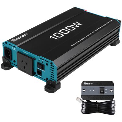RENOGY Inverter A Onda Sinusoidale Pura 1000w/2000w 12v-230v Con Spina Ue E Funzione Priorità – Per Alimentazione Mobile - RENOGY Inverter A Onda Sinusoidale Pura 1000w/2000w 12v-230v Con Spina Ue E Funzione Priorità – Per Alimentazione Mobile -