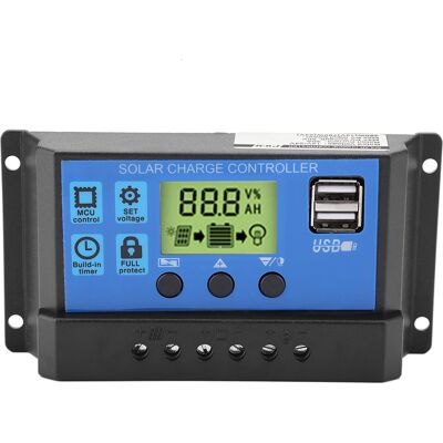OEM Display Lcd Regolatore Di Carica Per Pannello Solare Doppio Usb Pwm 12v 24v 30a (yjss-30a) OEM Display Lcd Regolatore Di Carica Per Pannello Solare Doppio Usb Pwm 12v 24v 30a (yjss-30a)