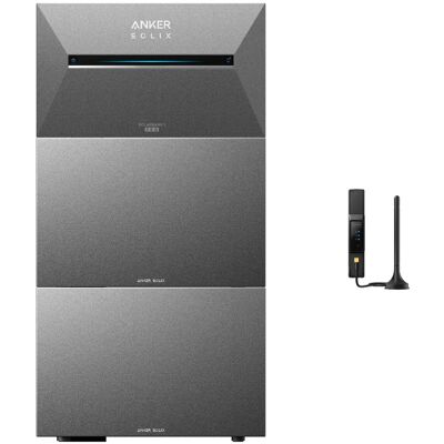 Anker Kit Solix Solarbank 3 E2700 Pro Con 2 Batterie Di Espansione Bp5000 Anker Kit Solix Solarbank 3 E2700 Pro Con 2 Batterie Di Espansione Bp5000