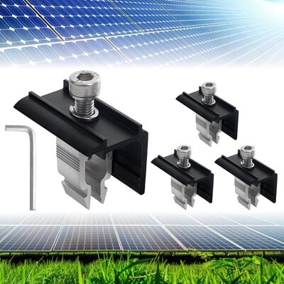 OEM 4 Pezzi Di Montaggio Per Pannello Solare, Kit Di Montaggio Con Staffa Per Pannello Solare, Morsetti Di Montaggio Per Pannello Solare, Staffa Di Montaggio Per Pannello Solare A Forma Di Z, Per Tetto, C OEM 4 Pezzi Di Montaggio Per Pannello Solare, Kit Di Montaggio Con Staffa Per Pannello Solare, Morsetti Di Montaggio Per Pannello Solare, Staffa Di Montaggio Per Pannello Solare A Forma Di Z, Per Tetto, C