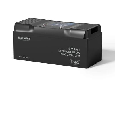 RENOGY Batteria Al Litio 12v 200ah - Lifepo4 Con Bluetooth E Bms Per Camper, Barche, Sistemi Solari E Off-grid RENOGY Batteria Al Litio 12v 200ah - Lifepo4 Con Bluetooth E Bms Per Camper, Barche, Sistemi Solari E Off-grid