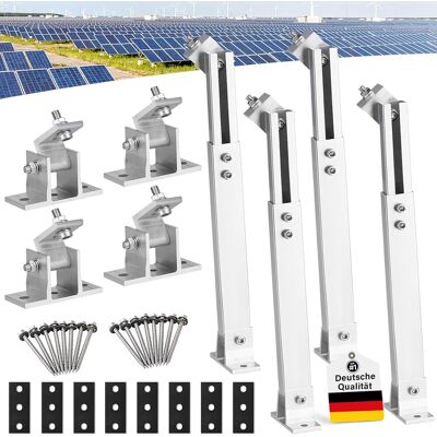 OEM Staffa Per Pannello Solare Fotovoltaico, Confezione Da 2, Staffa In Alluminio Per Tetto Piano 0-40°, Per Centrale Elettrica Da Balcone, Da 36 Cm A 72 Cm, Regolabile Individualmente, Per Camper, Barca, OEM Staffa Per Pannello Solare Fotovoltaico, Confezione Da 2, Staffa In Alluminio Per Tetto Piano 0-40°, Per Centrale Elettrica Da Balcone, Da 36 Cm A 72 Cm, Regolabile Individualmente, Per Camper, Barca,