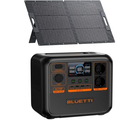 BLUETTI Kit Ac70p Con Pannello Solare 130w - 864wh Lifepo4, Generatore Solare 2x1000w BLUETTI Kit Ac70p Con Pannello Solare 130w - 864wh Lifepo4, Generatore Solare 2x1000w