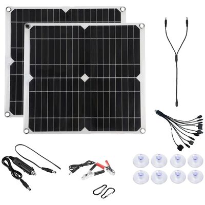 OEM Kit Pannello Solare, Potenza 25w, Regolatore 20a, Doppia Uscita Usb OEM Kit Pannello Solare, Potenza 25w, Regolatore 20a, Doppia Uscita Usb