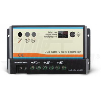 Alpha Regolatore Di Carica Pwm 10a - 12/24v - Doppia Batteria Alpha Regolatore Di Carica Pwm 10a - 12/24v - Doppia Batteria