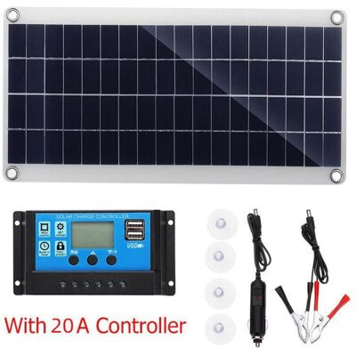 OEM Kit Pannello Solare Da 300 W 12 V, Kit Caricabatterie Con Regolatore Di Carica Solare Da 20 A Per Camper, Yacht E Uso Esterno. OEM Kit Pannello Solare Da 300 W 12 V, Kit Caricabatterie Con Regolatore Di Carica Solare Da 20 A Per Camper, Yacht E Uso Esterno.
