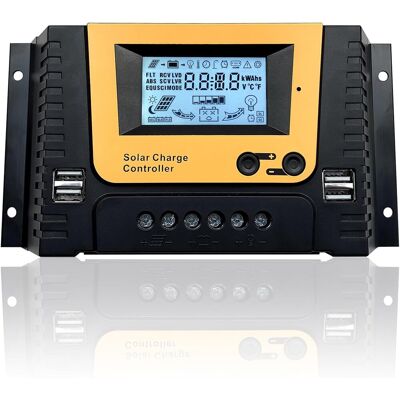 OEM Regolatore Di Carica Solare 30a 12v 24v 36v 48v Identificazione Automatica, Regolatore Di Carica Solare 30a Adatto A Pannelli Solari Max 1560w, Batteria Al Litio E Sigillata In Gel Compatibile OEM Regolatore Di Carica Solare 30a 12v 24v 36v 48v Identificazione Automatica, Regolatore Di Carica Solare 30a Adatto A Pannelli Solari Max 1560w, Batteria Al Litio E Sigillata In Gel Compatibile