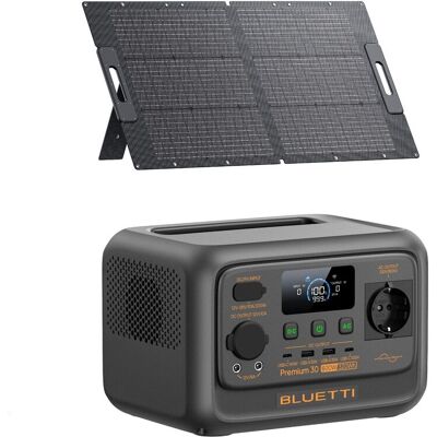 BLUETTI Kit Premium 30 V2 Con Pannello Solare 130w - 320wh, Generatore Solare 1x600w (1200w Max) BLUETTI Kit Premium 30 V2 Con Pannello Solare 130w - 320wh, Generatore Solare 1x600w (1200w Max)