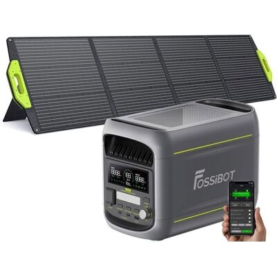OEM Fossibot F1800 1024wh 1800w Generatore Elettrico Portatile + 200w Pannello Solare, Stazione Elettrica Lfp Per Campeggio Rv Casa, Viaggio OEM Fossibot F1800 1024wh 1800w Generatore Elettrico Portatile + 200w Pannello Solare, Stazione Elettrica Lfp Per Campeggio Rv Casa, Viaggio