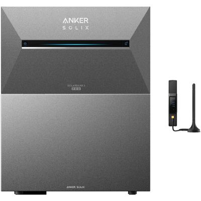 Anker Kit Solix Solarbank 3 E2700 Pro Con Batteria Di Espansione Bp5000 Anker Kit Solix Solarbank 3 E2700 Pro Con Batteria Di Espansione Bp5000